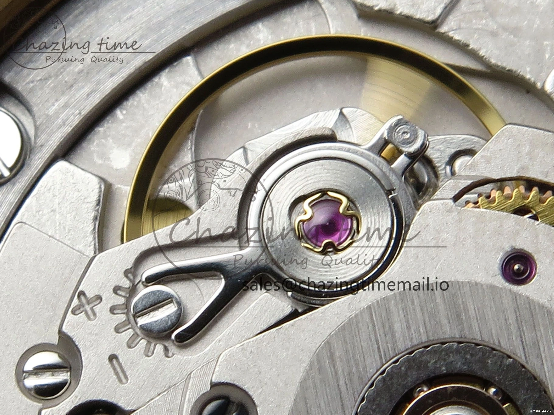 0205 DayDate 40 YG QF 1:1 Best Edition Pink Diamonds Dial Diamonds Bezel on President Bracelet A2836 V5 (Gain Weight) ZipUp 488